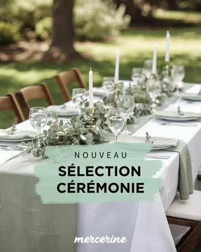 Tissus baptemes et ceremonie - Mercerine