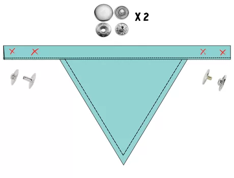 Mercerine tuto bandana pour animaux accessoire chien et chat chien tendance accessoire couture tuto gratuit animaux couture DIY