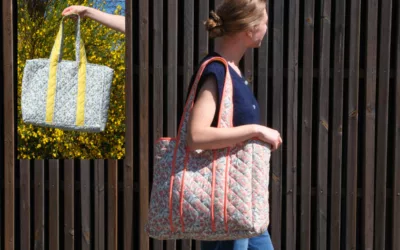 Sac cabas matelassé