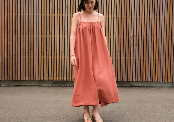 Mercerine tuto couture robe longue ete oversize Helia patron pdf gratuit