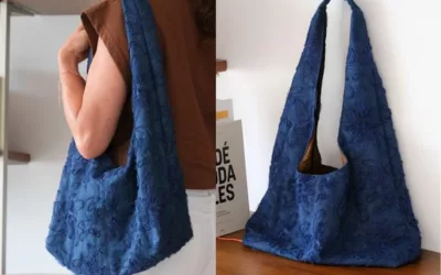 Coudre un sac hobo : patron gratuit et tuto pas à pas