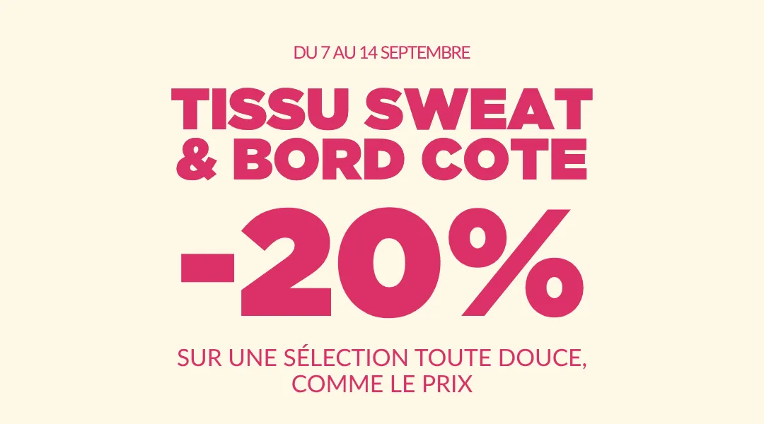 Tissu pas cher - Sweat
